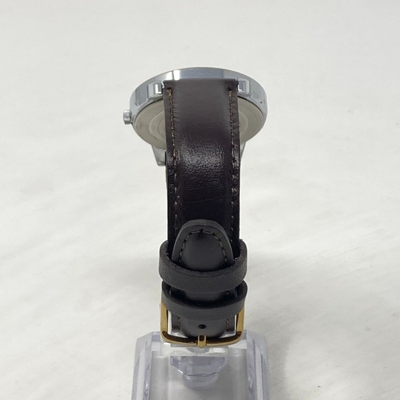 Timex Easy Reader Watch Men 35mm Gold Silver Tone Day Date Indiglo New Battery - Picture 7 of 16